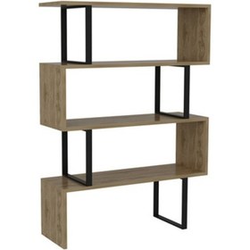 Resim Bmdekor Kitaplık Adriyatik Siyah 