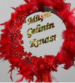 Resim GÜVEN İsimli Otriş Tef Gelin Defi Kına Gecesi Led Işıklı 