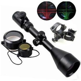 Resim 3-9x56eg Yüksek Kaliteli Çıft Işık Kırmızı,yeşil Kaynaklı Avcılık Süfer Dürbün B Açık Sarı 