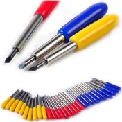 Resim Flybuy 30 Adet 30-60 Derece Kesici Bıçaklar, Ofset Plotter İçin 