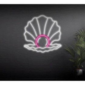 Resim BİZ BU İŞİN KEYİF KISMINDAYIZ İstiridye İncili Neon Tabela 