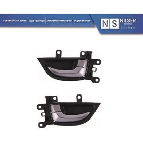 Resim Hyundai Elentra İç Kapı Kolu Arka Sağ-Sol Krom 2001-2006 