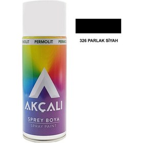 Resim Akçalı Sprey Boya 326 Parlak Siyah 400 ML 