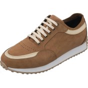 Resim Costo Shoes YC2023 Kum Nubuk Deri Erkek Spor Ayakkabı Rahat Hafif Taban Geniş Kalıp 