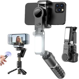 Resim Gimbal Sabitleyici, Uzatılabilir Otomatik Denge Selfie Çubuğu Tripod, 360° Yüz Izleme Standı, 1 Eksenli Çok Işlevli Uzaktan Kumanda, Iphone/android Akıllı Telefon, Video, Kayıt Için 