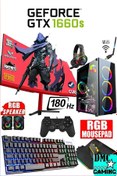 Resim DMC N305 (PUBG,GTA 5) I5 12400F,32GB RAM,512GB M.2,6GB GtX1660,24"180hz Oyuncu Masaüstü Bilgisayar 