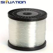 Resim SIIUATION Ultra-Güçlü Naylon Balıkçılık İpi - 199.34metre/300.84metre/500.18metre, Şeffaf, Yüksek Çekme Dayanımı (15.88KG-81.65KG), Avcılık & Balıkçılık için İdeal 