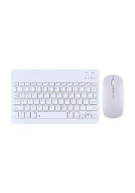 Resim Apple Uyumlu iPad Mini 3 4in1 Set Klavye Mouse Kılıf Kalem Ekran Koruyucu 