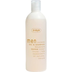 Resim Ziaja Men 2'in 1 Shower Gel & Shampoo - Erkekler İçin Dağ Biberi Duş Jeli ve Şampuan 400ml 