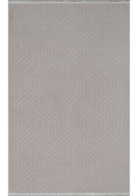 Resim Kaymaz Taban Yıkanabilir Modern Salon Mutfak Oturma Odası Çocuk Odası Halısı 5025 Vizon 