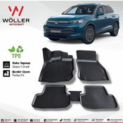 Resim Volkswagen Tiguan Paspas 2024 Sonrası 3d Havuzlu Wöller Paspas 