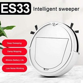 Resim Süpürge Süpürme Paspas Robotu Paspas Bezi Temizlik Aletleri Ev Toplayıcı Düğme Dahili Pil USB Şarj 