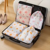 Resim 20 adet Sevimli Karikatür Baskılı Ayakkabı Saklama Çantaları - Nem Geçirmez, Toz Geçirmez Seyahat Ayakkabı Kapakları "SEVGI" ve "UTANMAZ" Tasarımları ile, Dolaplar ve Çantalar içinde Ayakkabıları Düzenlemek için Mükemmel, Ayakkabı Düzenleme | Canlı Aksesuar | Dayanıklı Kumaş, Ayakkabı Saklama Düzenleyici 