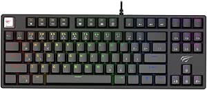 Resim Havit Gamenote KB890L Türkçe Q Mekanik Oyuncu Klavyesi - SİYAH 