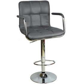 Resim Bürocci Carla Bar Taburesi-Gri-9503Q0125 Çok Renkli 