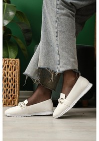 Resim Tozi Kurdela Taş Detaylı Comfort Kışlık Kadın Babet 001 