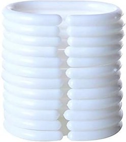 Resim Zethome Evdy Banyo Duş Perdesi 4954 Çift Kanat Karma 2X110x200 