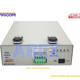 Resim Arex 1000 W Kepenk Güç Kaynağı Ups Tek Kepenk İçin 2 Kumandalı 