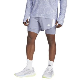 Resim Adidas Otr E 3s 2in1 S Erkek Mor Koşu Şortu 