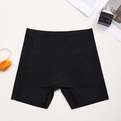 Resim Kadınlar için Yüksek Bel Boyshort Külot - Yumuşak Dikişsiz Yüksek Destekli İç Çamaşırı, Günlük Konfor ve Kullanım için Düz Siyah Minimalist Tasarım, Dikişsiz İç Giyim, Rahat İç Çamaşırları, Şık Silüet, Pürüzsüz Dokusu, Destekleyici İç Çamaşırlar, Günlük Kıyafetler 