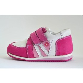 Resim Bayrak Hakiki Deri Ortopedik Cırtlı Pembe Kız Bebek Spor Ayakkabı (426186669) Pembe 