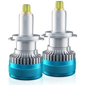 Resim Pazly H7 Led Far Ampülü Ip68 Su Geçirmez Araba Farı Tavuskuşu Mavisi 