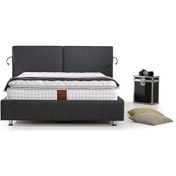 Resim Mobilyadukkanim Md Suit 140X200 Çift Kişilik Yatak, Baza, Başlık Seti Gm 