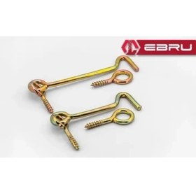 Resim , Kapı Pencere Halkalı Çengel, Kanca Kilit 160 - 50 Adet 