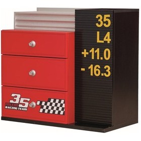 Resim Meltem Kids Pitstop Çocuk Odası Şifonyer 