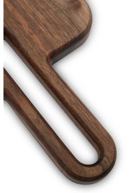 Resim Yekpare Masif Ahşap Sunum Tahtası Kesme Tahtası Ceviz Large 7 