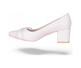 Resim Ayakcenter Pıno1 Kadın 7cm Topuklu Ayakkabı Krem 