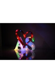 Resim 3Dsmallthing KALPLE BİRLEŞEN HARFLER - SEVGİLİLER 