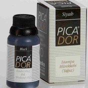 Resim Yağsız İstampa (Stampa) Mürekkebi 30 Cc Siyah Ke001 (12 Li Paket) Picador
