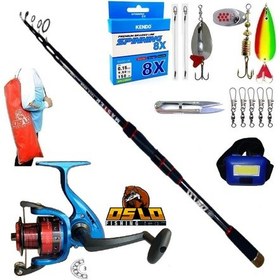 Resim 3000 240cm 7-35gr Master Tele Turna Spin Olta Takımı Seti 