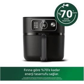 Resim 7.000 Serisi Airfryer Combi Xxl, 2200W, 8,3l, Siyah/beyaz, Yenilikçi ve Şık Tasarım 