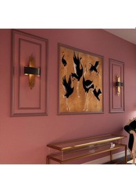 Resim Tarz Tasarım Boyanabilir Çıta Hazır Kesim (ANKA119) 