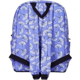 Resim Bloominbag Blow A Wish 13-14 İnç Laptop / Macbook Sırt Çantası Mor - Beyaz 