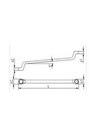 Resim 30x32 Mm İzeltaş Yıldız İki Ağız Anahtar Mm N11.26010 