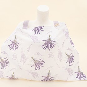 Resim Çift Katlı Muslin Emzirme Önlüğü - Lavanta 