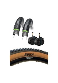Resim Obor 27.5 X 2.10 Amber Yanak Zırhlı Dış Ve İç Lastik Seti - 3mm Zırhlı 2 Adet Dış Lastik 2 Ad 