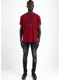 Resim The Wıld Walkıng Erkek Sıfır Yaka T-Shirt-Bordo (504688099) Bordo 