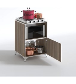 Resim Kenzlife ocak dolabı revbahar crd 85*60*56 hazır mutfak klasik set üstü ocak için arkalıksız 