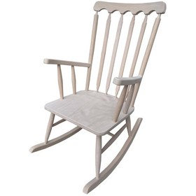 Resim Izgaralı Sallanan Sandalye-Tv Koltuğu-Baba Koltuğu-Tamamı Ağaç 