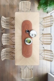 Resim Cesta El Yapımı Kiremit Runner 37x136 4029 - Kiremit / 37 x 136 