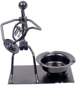 Resim Müzisyen Vintage Dekoratif Metal Vida Somun Tasarım Kül Tablası 