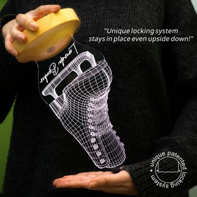 Resim Buz Pateni 3D Led Lamba – Artistik Buz Pateni Sporcusuna Özel Hediye, Buz Pateni Sporcu ve Antrenör Hediyesi Edea, Jackson 