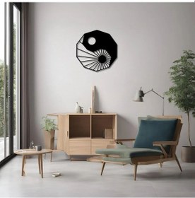 Resim Modern Metal Duvar Sanatı Ying Yang Metal Duvar Tablosu Mandala 