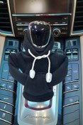 Resim KYLE XM Siyah Vites Kıyafeti Araç Aksesuarı Hoodie Kapşonlu Vites Poları Araç Vites Sweatshirt 