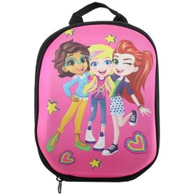 Resim Ön Çanta - Poly Pocket, Kız Pembe 