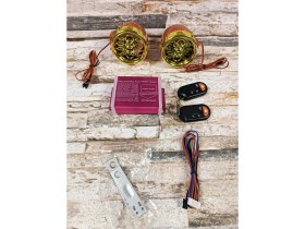 Resim Motosiklet Mp3 Müzik Çalar ve Alarm Set (Bluetooth Bağlantısı Var) 